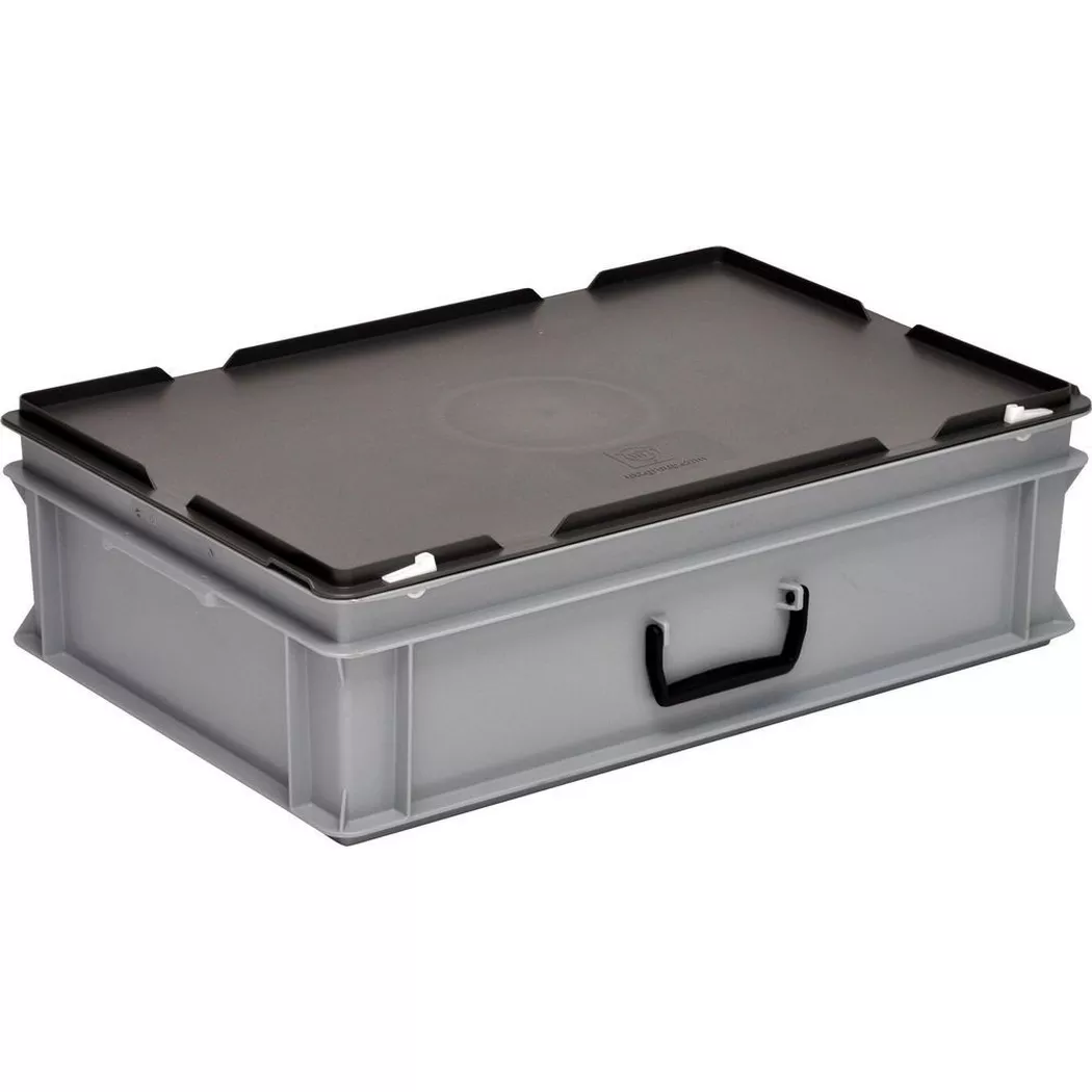 UTZ - Stapelbehälter RAKO Koffer, One Size, Grau