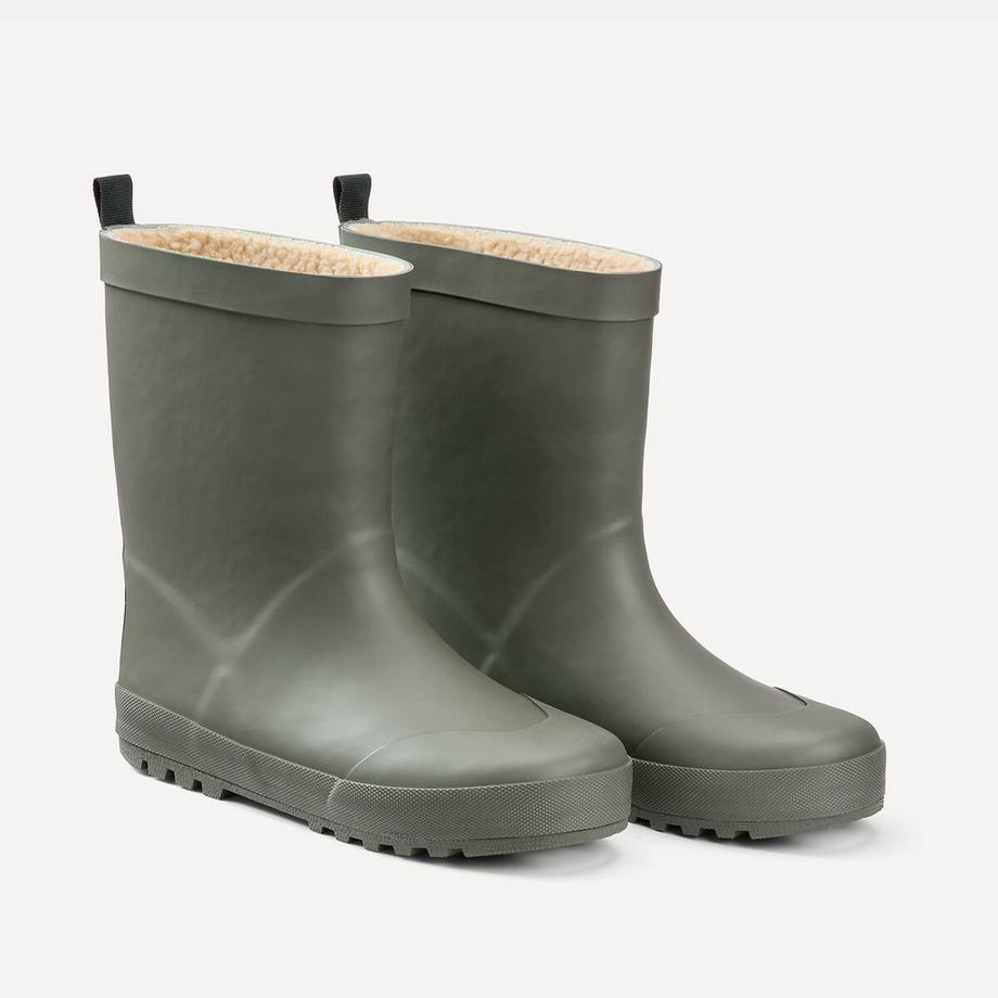 Gekröpfte und gefütterte Gummistiefel