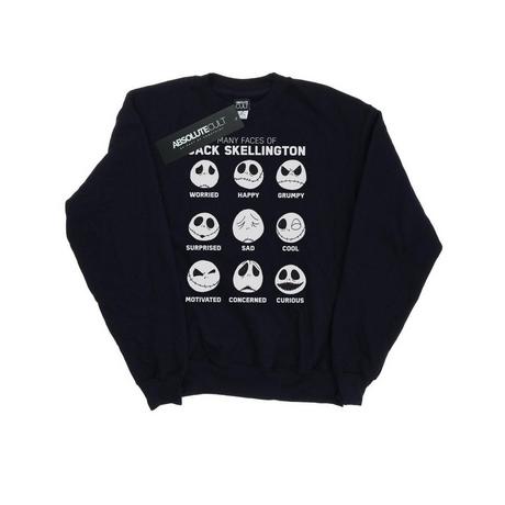 Disney  Nightmare Before Christmas The Many Faces Of Jack Sweatshirt 