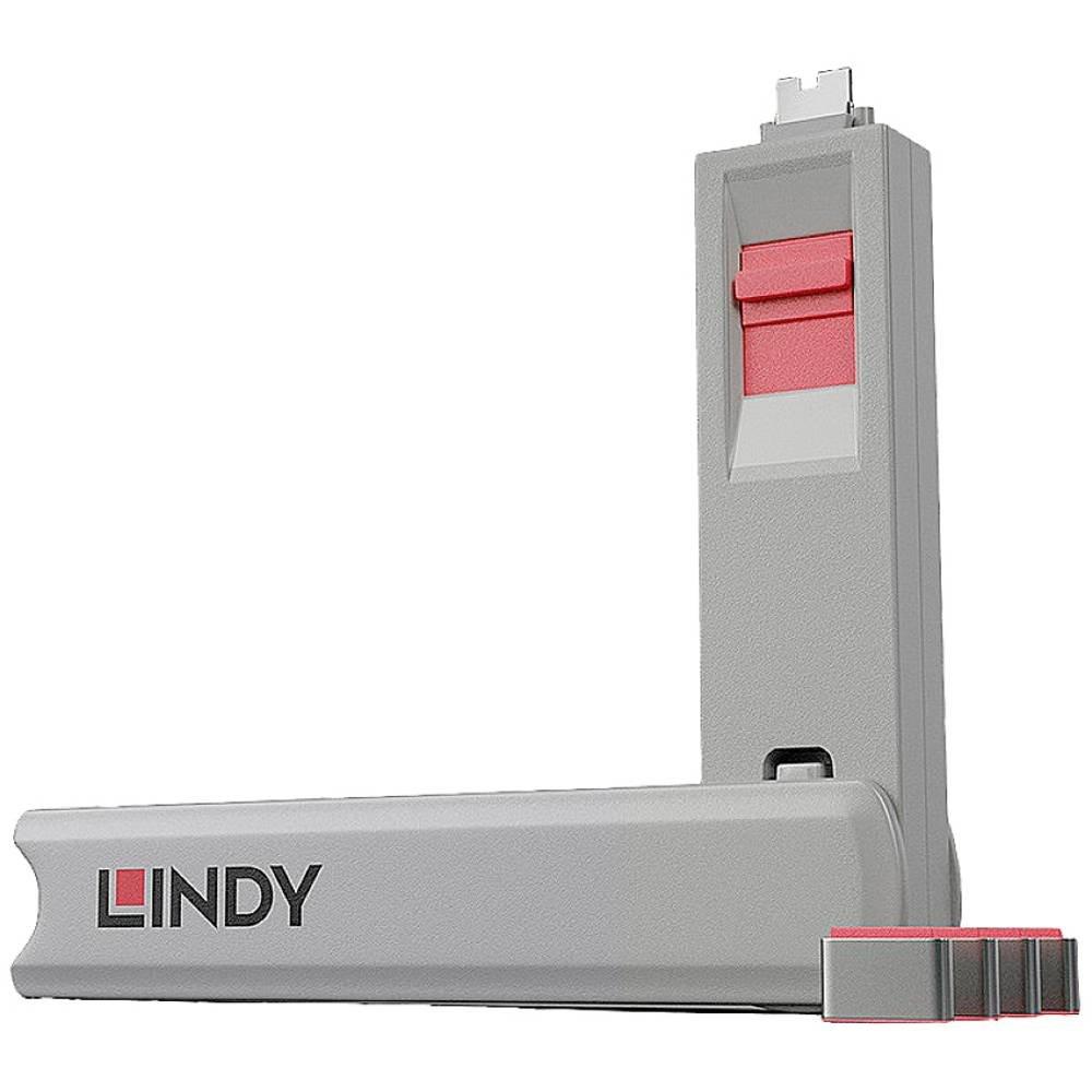 LINDY  LINDY Schnittstellenblockierung + Schlüssel USB Typ-C 5 Stück(e) 