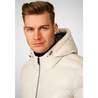 RICANO  Lederjacke Sean, Steppjacke mit Kapuze 