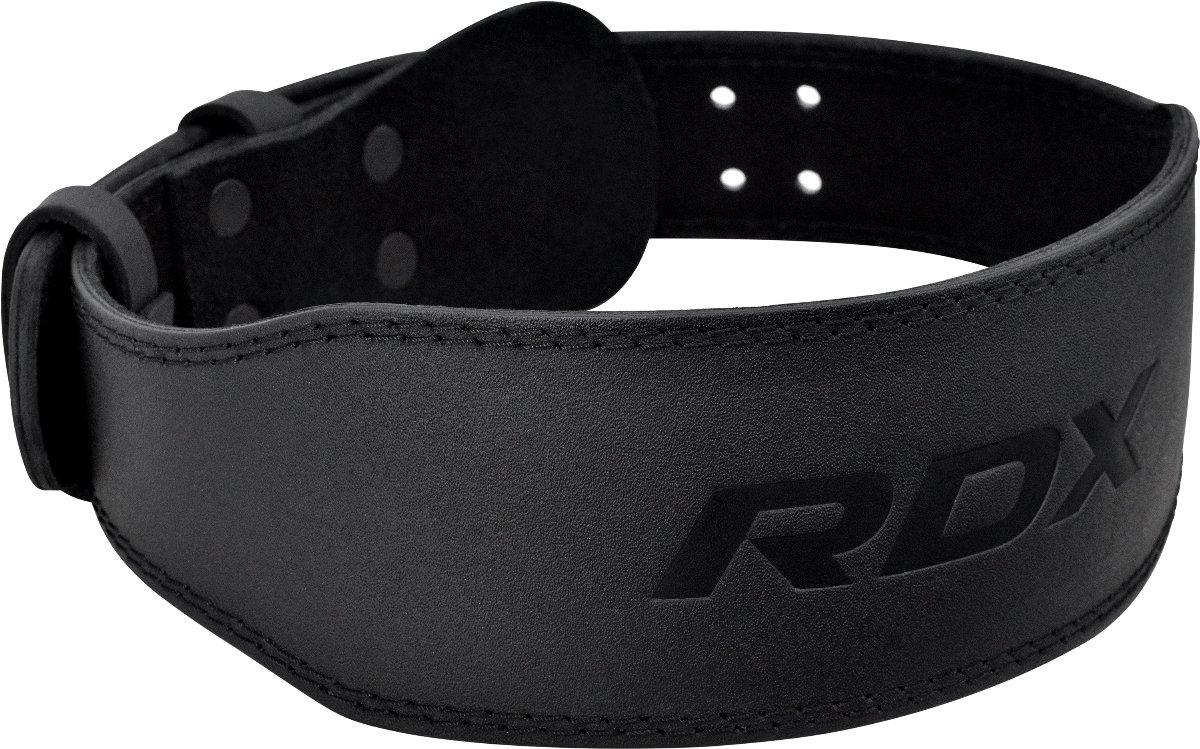 RDX SPORTS  RDX 4 Inch Gymnastik- und Gewichthebergürtel aus gepolstertem Leder 