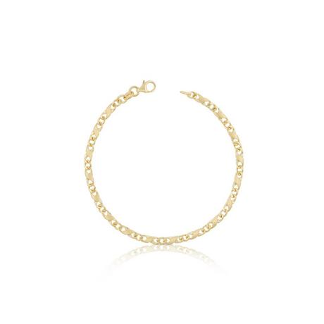 MUAU Schmuck  Armband Carrera Gelbgold 750, 19cm, 3.5mm 