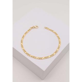 MUAU Schmuck  Armband Carrera Gelbgold 750, 19cm, 3.5mm 