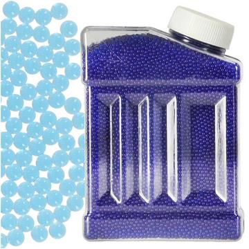 Palline di gel acqua idrogel per fiore blu pistola 250g 50.000pz. 7-8 mm