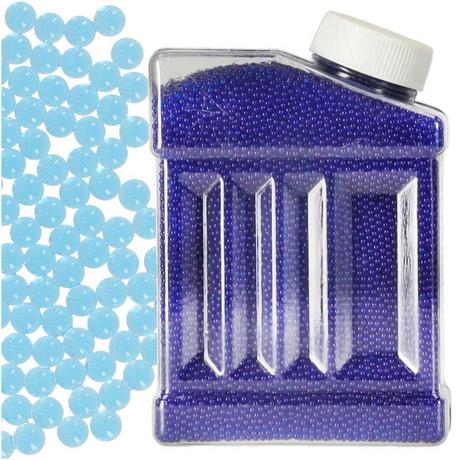 Pricenet  Palline di gel acqua idrogel per fiore blu pistola 250g 50.000pz. 7-8 mm 