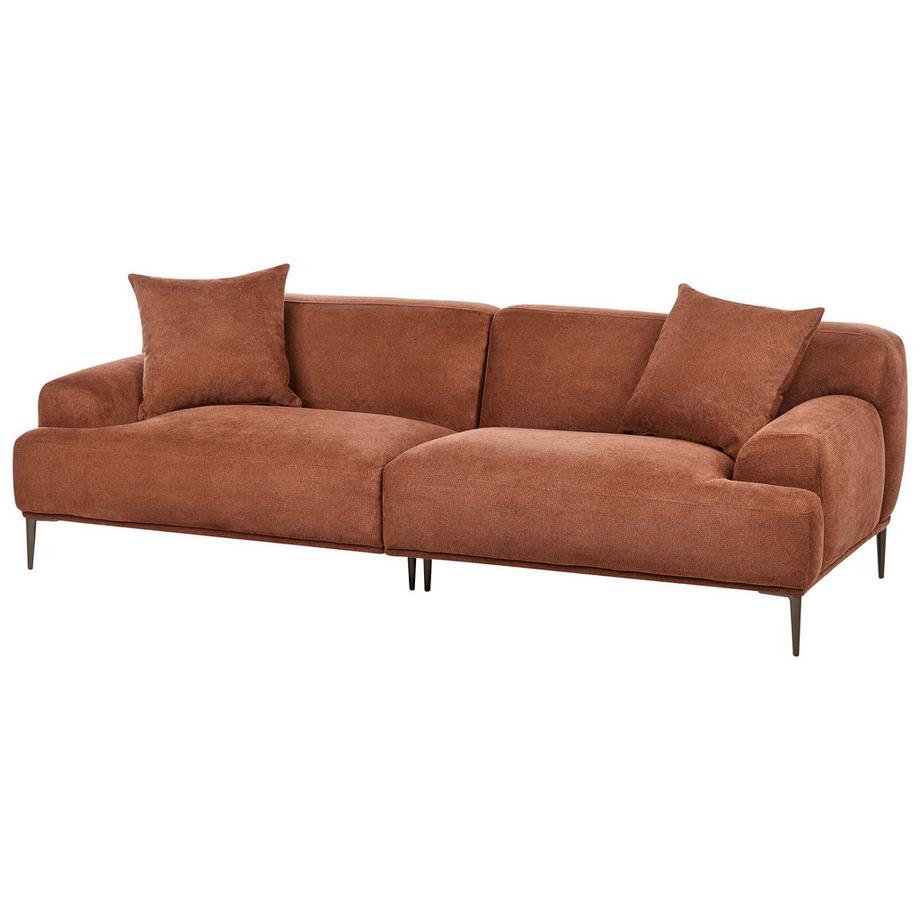 Beliani 3 Sitzer Sofa aus Stoff Rustikal MATILA  