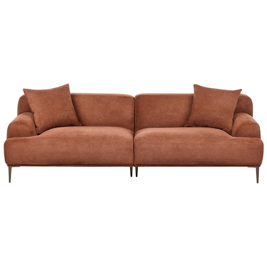Beliani 3 Sitzer Sofa aus Stoff Rustikal MATILA  