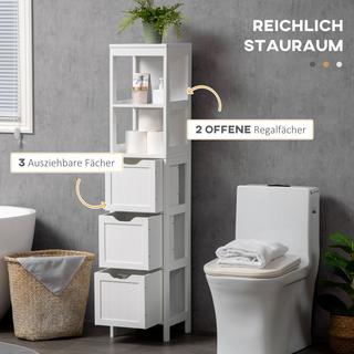 HOMCOM Armoire de toilette  