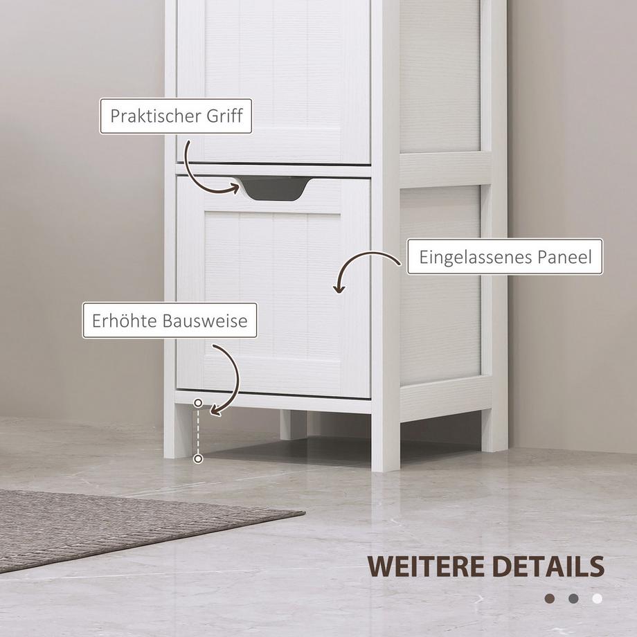 HOMCOM Armoire de toilette  