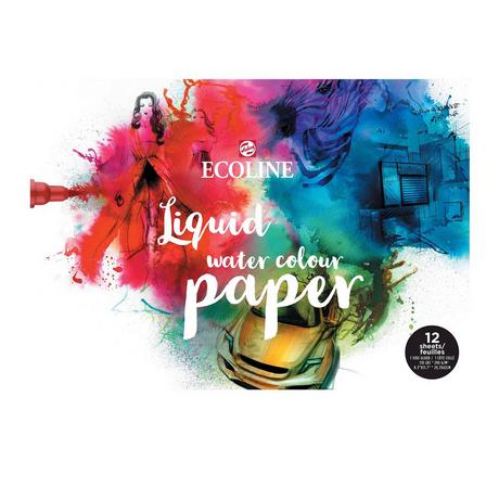 Talens  Talens Ecoline papier d'art 12 feuilles 