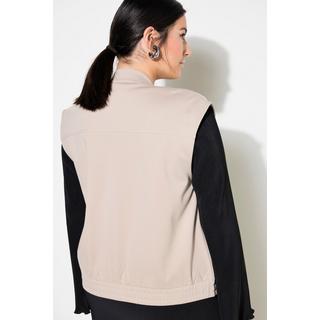 Studio Untold  Jersey-Weste, kurzer Boxy Shape, verdeckter Zipper 