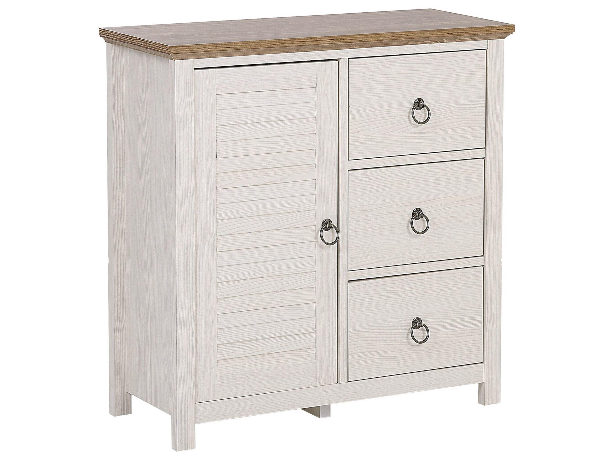 Beliani Commode en MDF Rustique KIRKLAND  