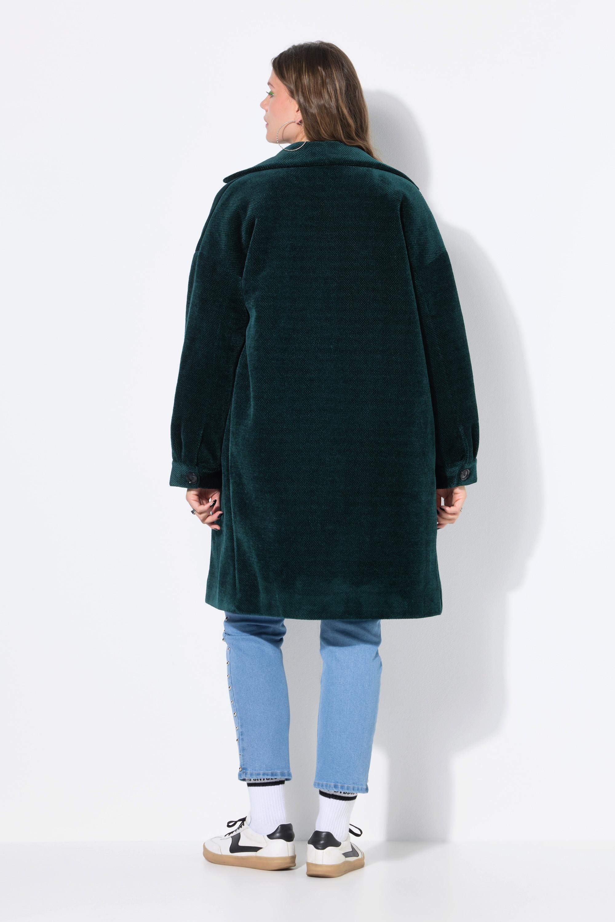 Studio Untold Oversized Doppelreiher Mantel mit Reverskragen  