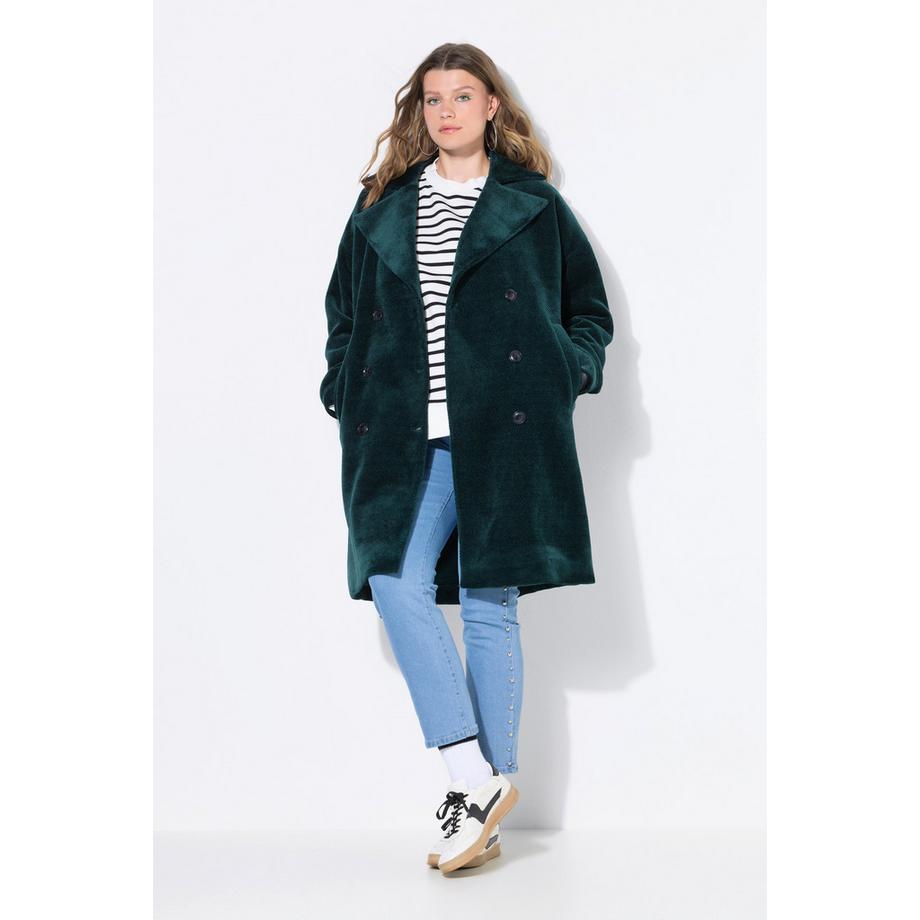 Studio Untold Manteau Oversize Double Boutonnage Col Revers  