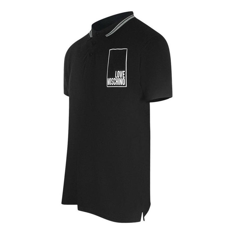 LOVE MOSCHINO  Polo Motiftyle Logo Rectangulaire 
