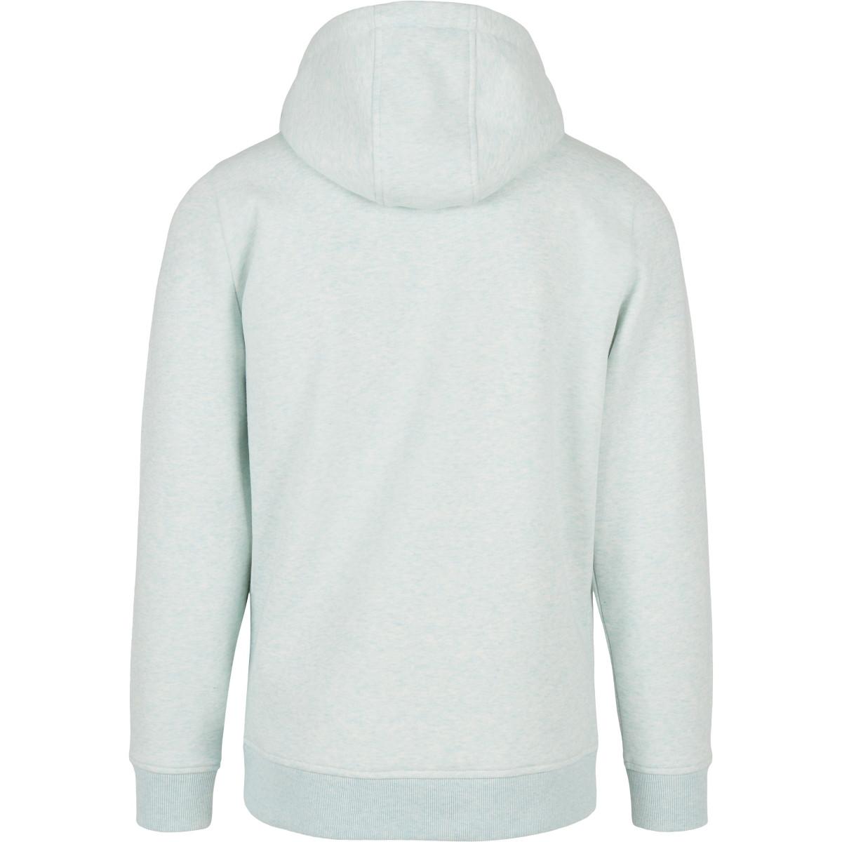 URBAN CLASSICS Basic Melange Kapuzenpullover  