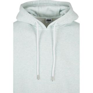 URBAN CLASSICS Basic Melange Kapuzenpullover  