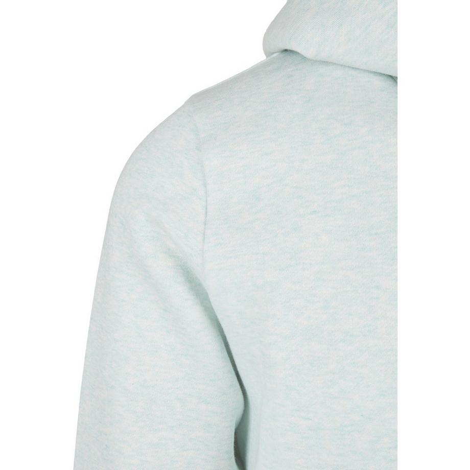 URBAN CLASSICS Basic Melange Kapuzenpullover  