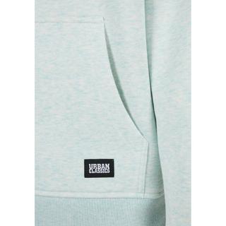 URBAN CLASSICS Basic Melange Kapuzenpullover  