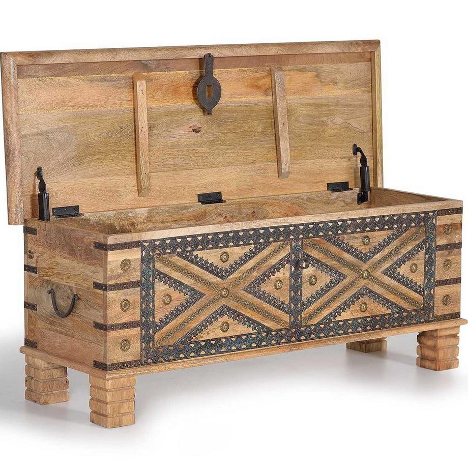 mutoni Truhe Mango natur 116  