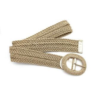 VIMODA Cintura intrecciata con fibbia rotonda  