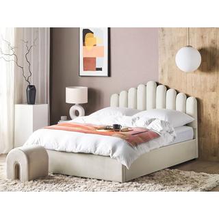 Beliani Bett mit Bettkasten aus Samtstoff Modern VINCENNES  