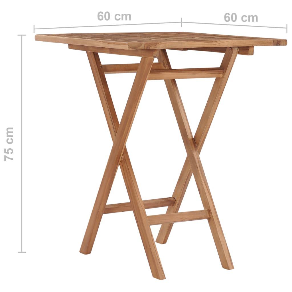 VidaXL Table de jardin bois  