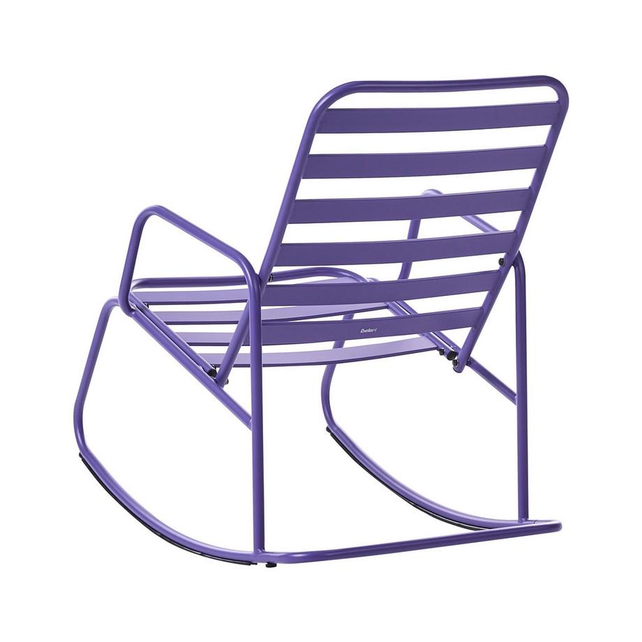 Beliani Garten-Schaukelstuhl aus Aluminium Modern TURI  