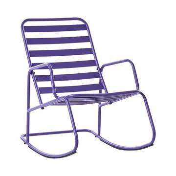 Fauteuil à bascule de jardin en Aluminium Moderne TURI