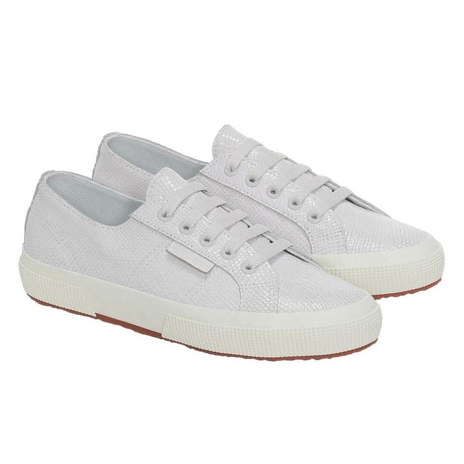 SUPERGA  Sneaker 2750, Schlangenmuster, Narbiges Leder 