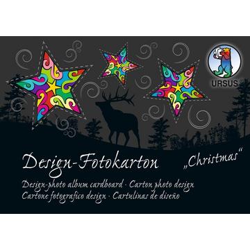 URSUS Fotokarton-Block Christmas A6 11446499SE 300g,60 Motive 60 Blatt