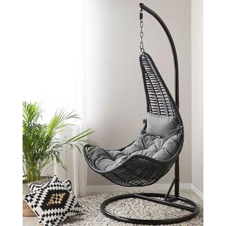 Beliani Fauteuil suspendu en Polyrotin Boho ATRI II  