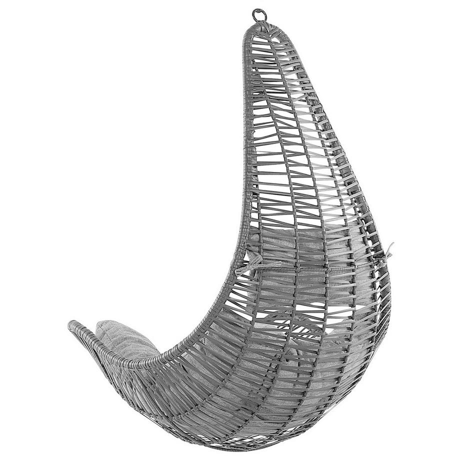 Beliani Fauteuil suspendu en Polyrotin Boho ATRI II  