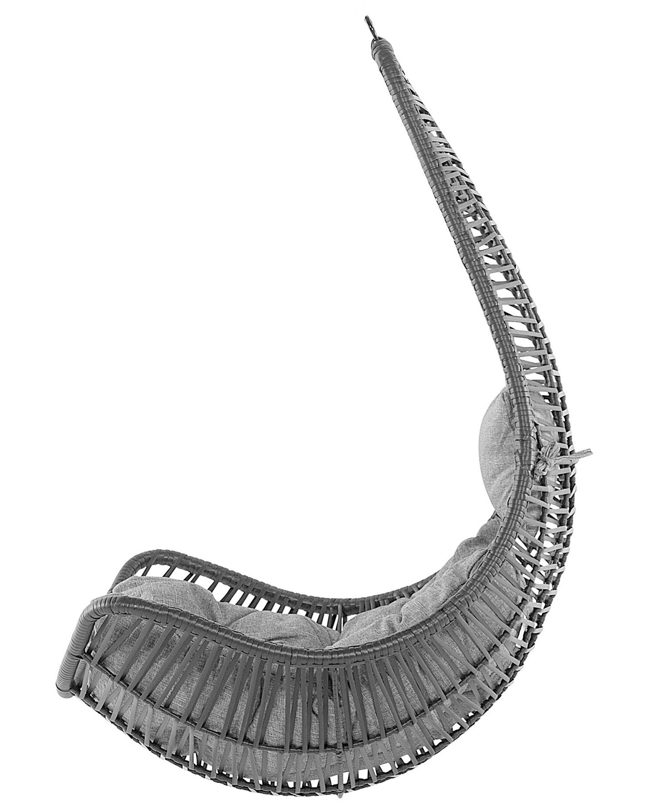 Beliani Sedia sospesa da fissare al soffitto en Rattan sintetico Boho ATRI II  