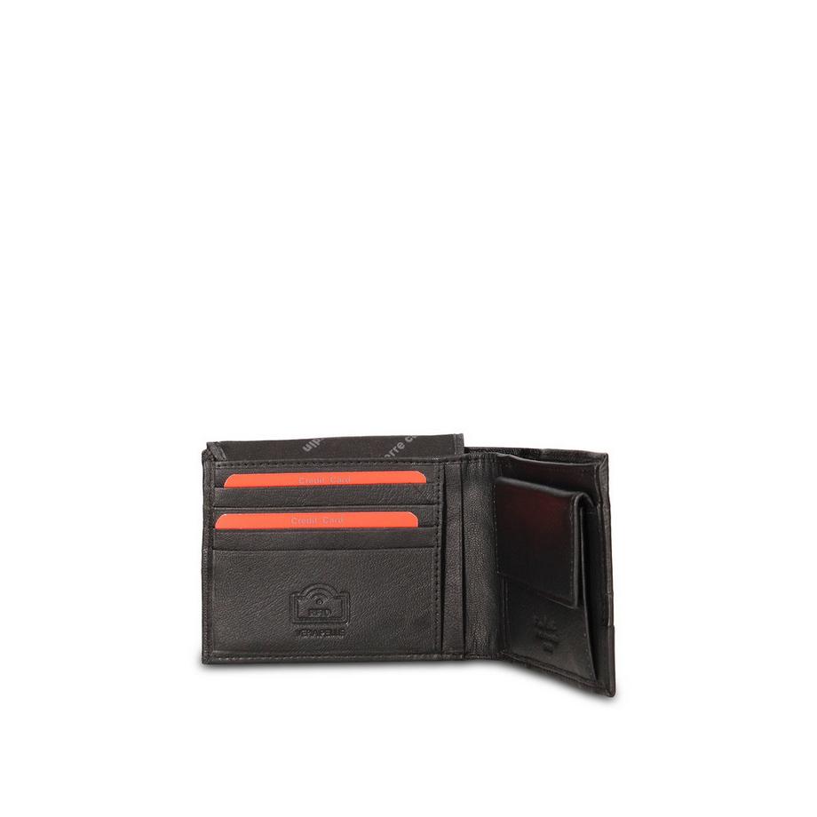 pierre cardin Ebenholz Portefeuille en Cuir  