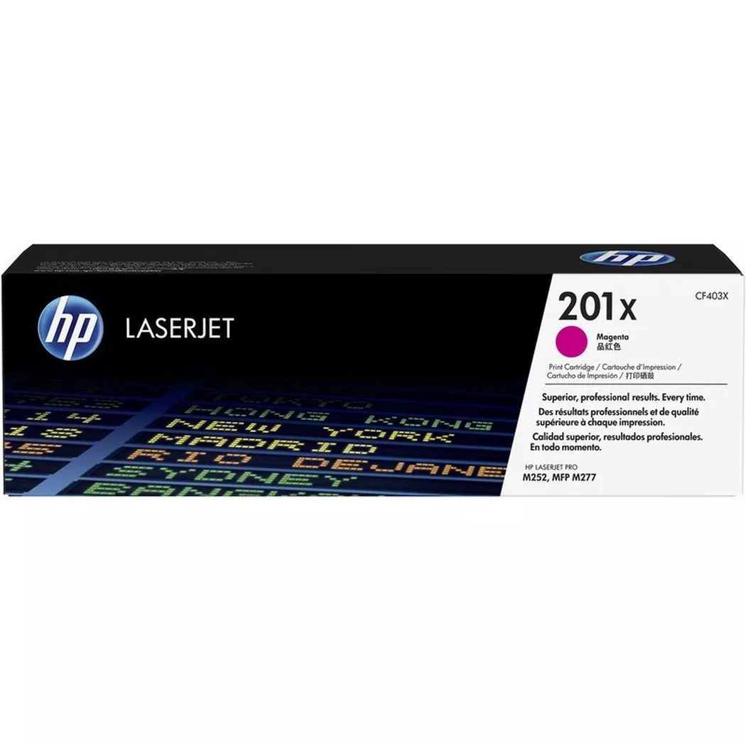 Hewlett-Packard – HP Toner-Modul 201X magenta CF403X CLJ Pro M252/MFP277 2300 S., One Size