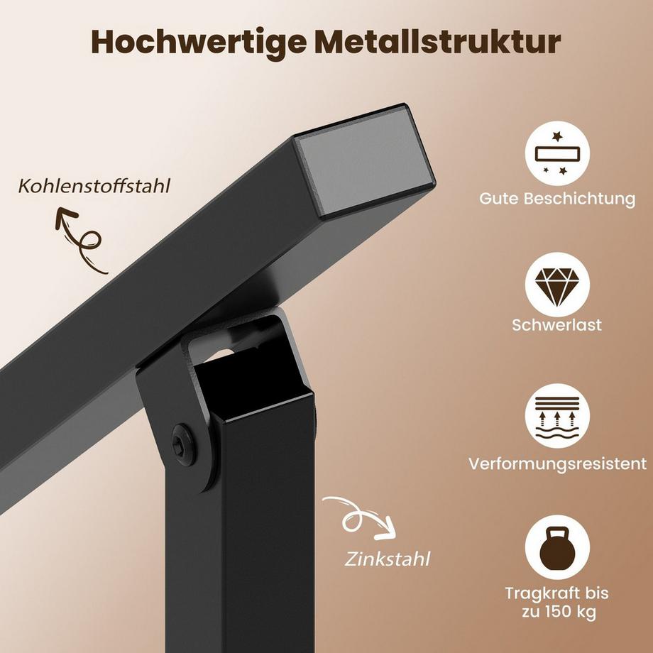 Northix Corrimano per scale, angolo regolabile  