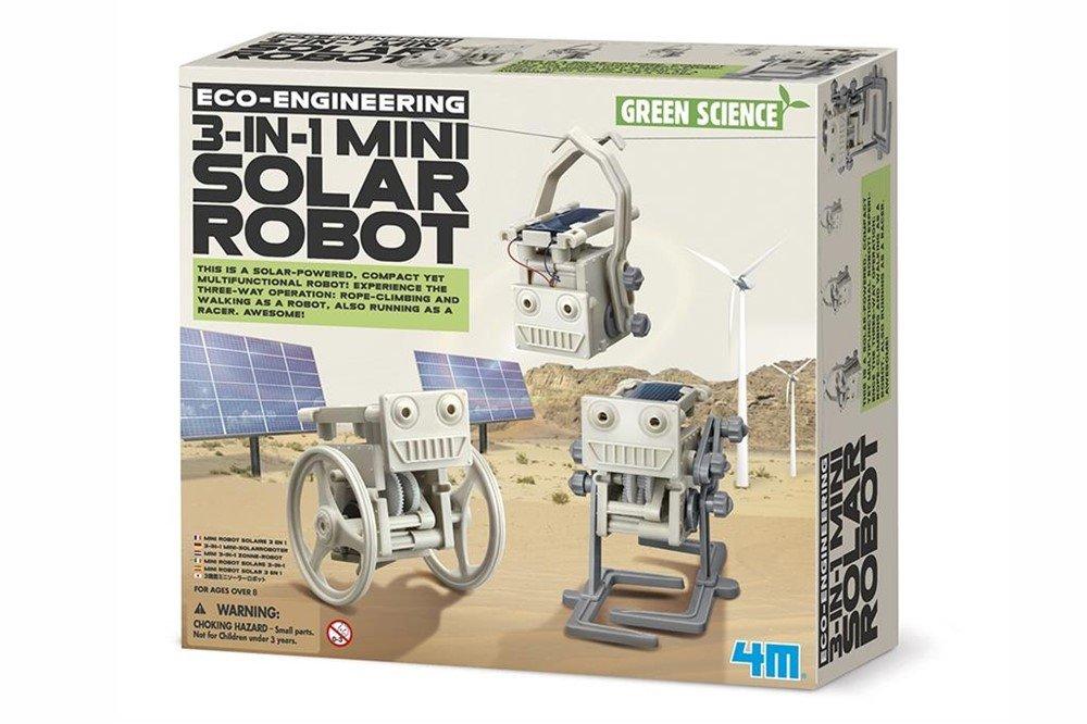 4M  4M Kidzlabs GREEN SCIENCE/Eco-Engineering : mini robot solaire 3 en 1 