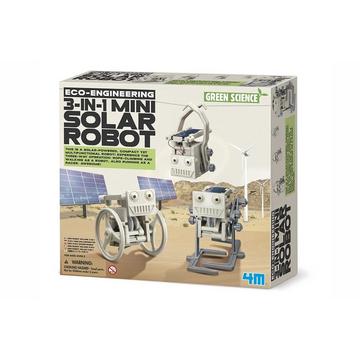 3-in-1 ECO Engineering Mini Solar Roboter Spielzeug