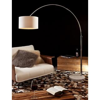 mutoni  Lampe à arc 210cm blanche 