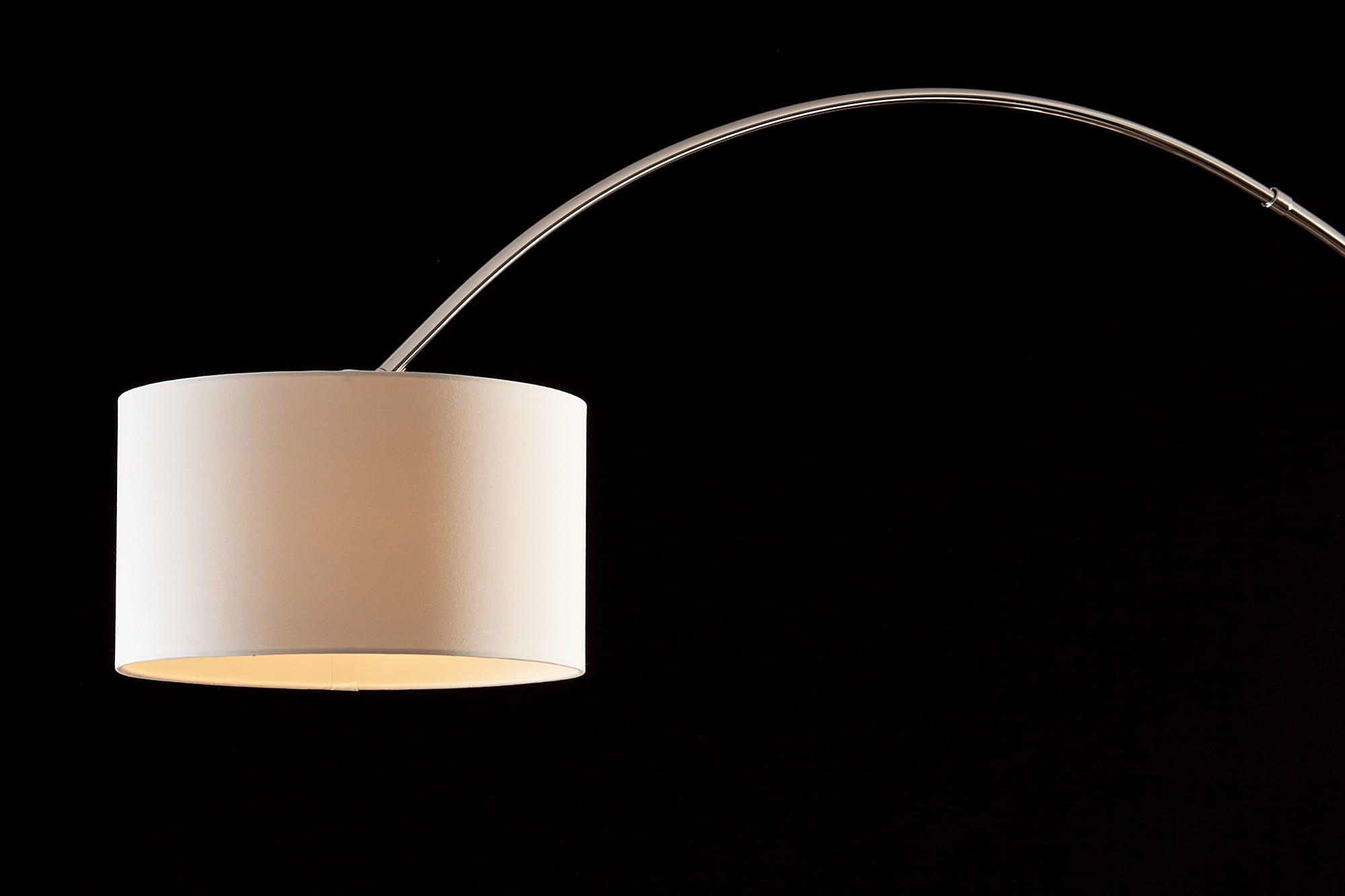 mutoni  Lampe à arc 210cm blanche 