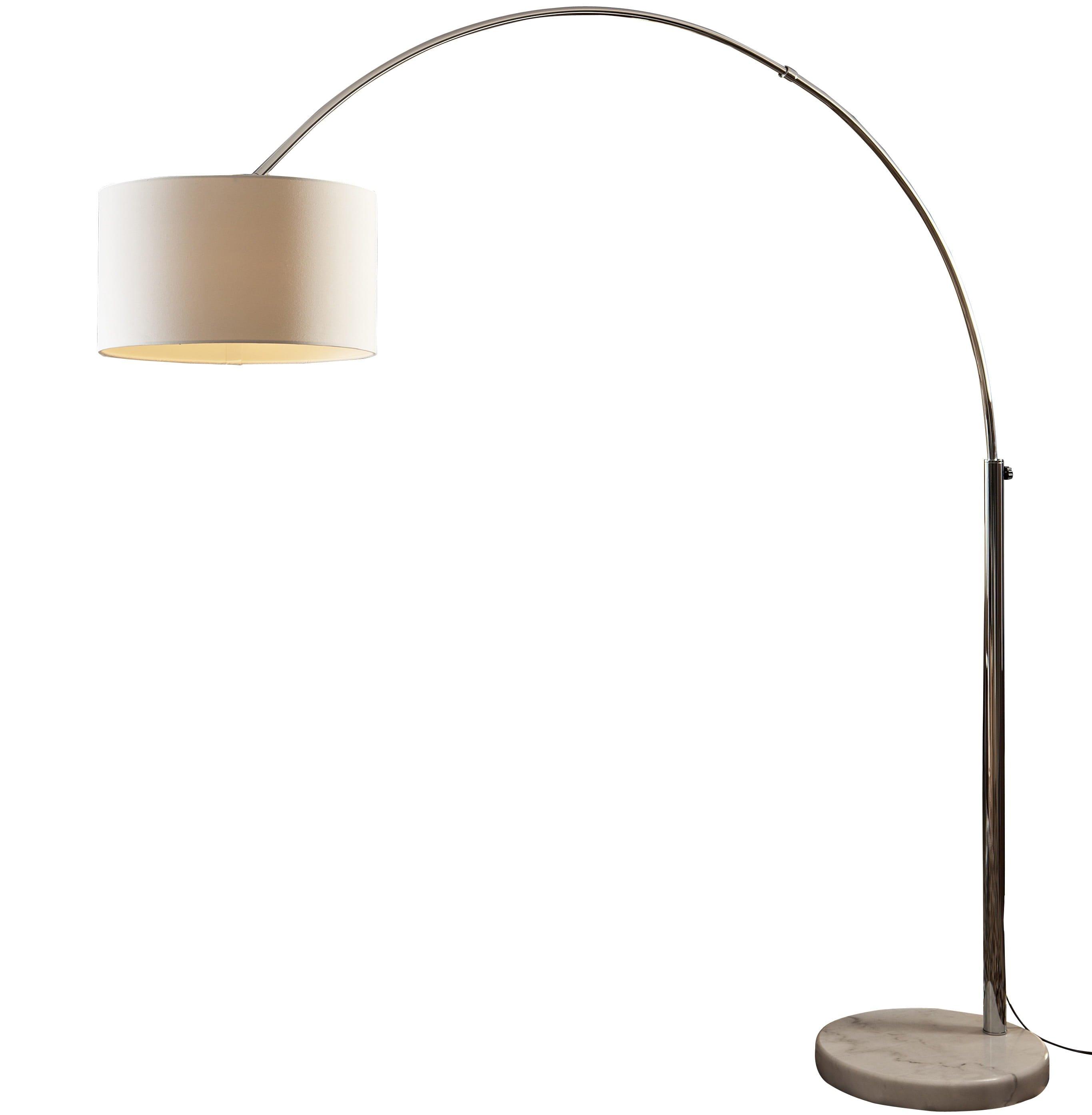 mutoni  Lampada ad arco 210 cm bianca 