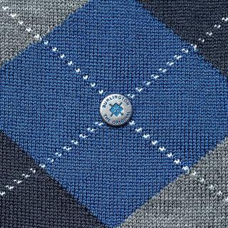 Burlington Edinburgh Rautenmuster Socken  