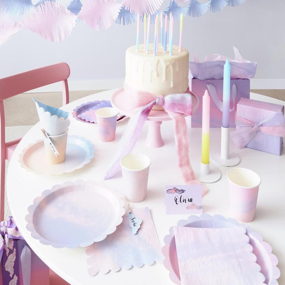 RICO-Design Assiettes jetables Le ciel est la limite  