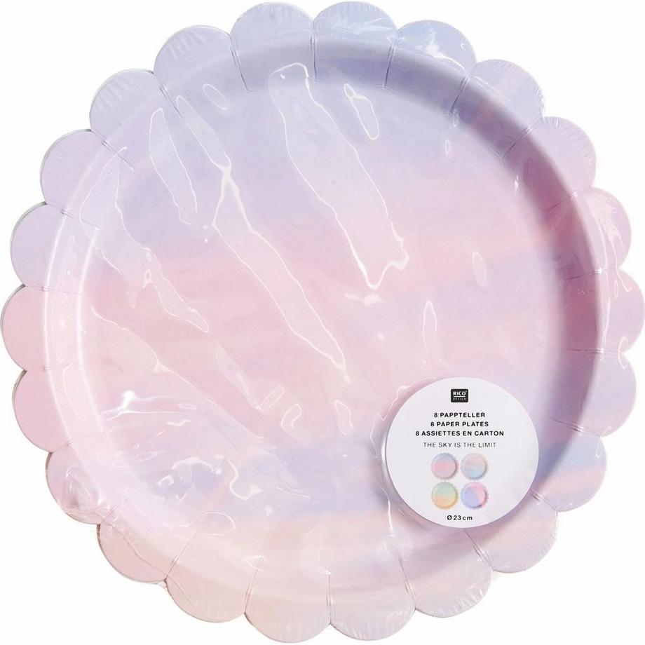 Assiettes jetables Le ciel est la limite