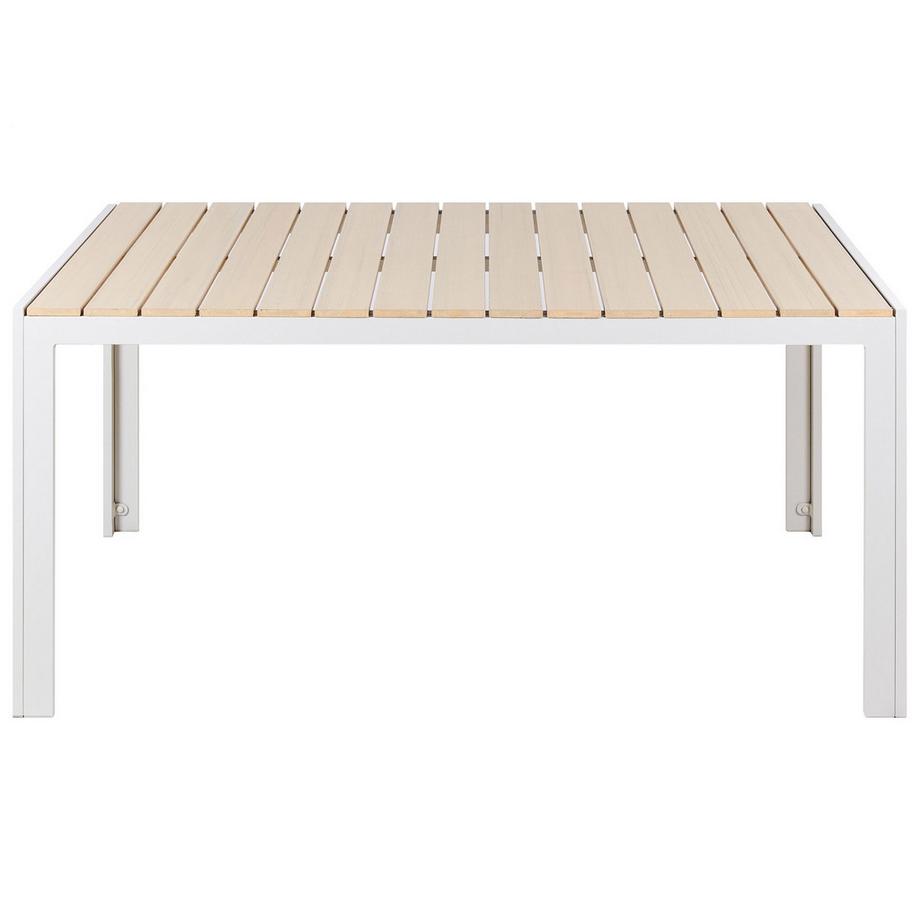 Beliani Salle à manger de jardin avec chaises en Bois synthétique Moderne COMO  