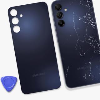 SAMSUNG  Akkudeckel Samsung A15 Blue Black 