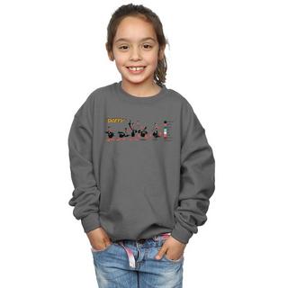 LOONEY TUNES  Daffy Duck Colour Code Sweatshirt 