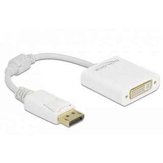 DeLock  DeLOCK Adattatore DisplayPort 1.1 maschio a DVI femmina passivo bianco 